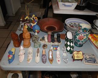 Resin/Glass shoe collection