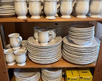 World Market dinnerware set.