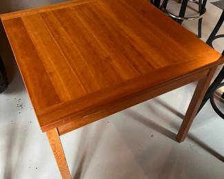 Danish Modern table with extending leaves by Atelier (Denmark).