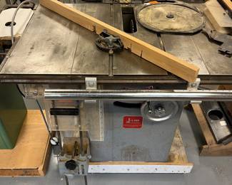 J-Line cabinet table saw.