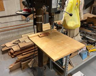 Cummins 12-Speed heavy duty drill press.