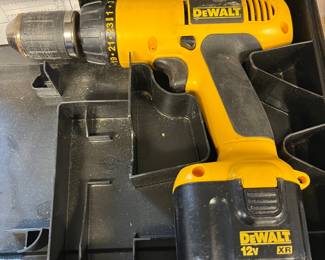 DeWalt cordless adjustable clutch driver/drill.