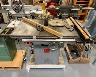 J-Line cabinet table saw.