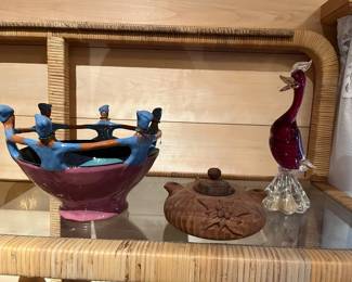 Bambanani bowl (left in photo); nice selection of art, pottery, glass and decor.