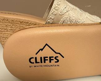 Cliffs by White Mountain Biancia Embellished Wedge Sandals