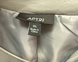 APT.9 Faux Leather Moto Jacket