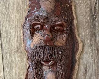 Ceramic Face Wall Art - "Roy" Style