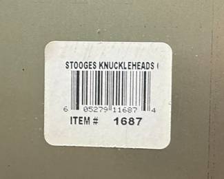 Knuckleheads Garage The Three Stooges Metal Sign