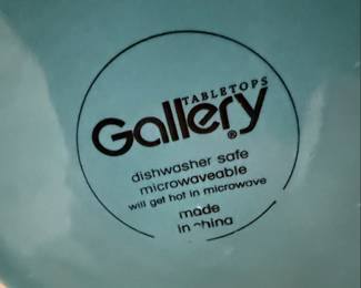 Gallery Tabletops "Celadon" Geometric Bowl