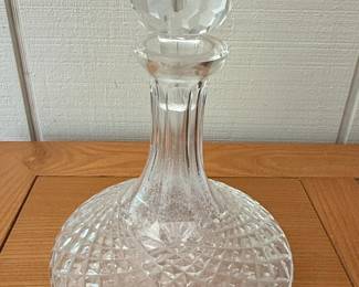 Waterford Crystal Lismore Pattern Ships Decanter with Stopper