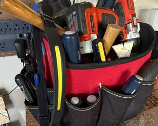 Black and Decker Lithium-Ion Cordless Drill with Kobalt Screwdriver and Tool Bag