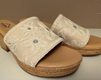 Cliffs by White Mountain Biancia Embellished Wedge Sandals