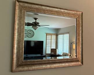 Ornate Gilt Wood Frame Mirror Style
