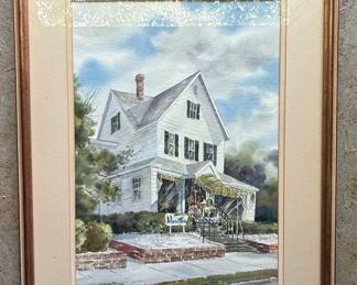 Watercolor House Painting by Genser '85