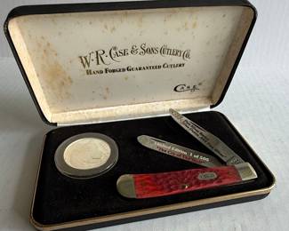 W.R. Case & Sons Cutlery Co. "The Cry of The Wolf" Limited Edition Knife and Silver Coin Set