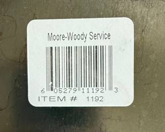 Moore-Woody Service Tin Sign