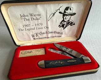 John Wayne "The Duke" Commemorative Knife Set by W.R. Case & Sons Cutlery Co.