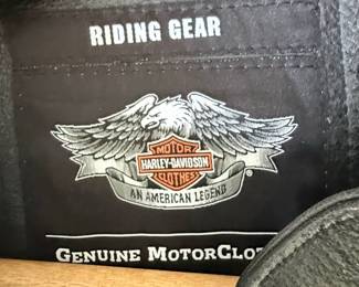 Harley-Davidson Men's Leather Riding Jacket with Skull Graphics