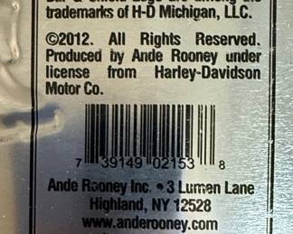 Harley-Davidson "Timeless Tradition" and "Wild & Three" Metal Signs