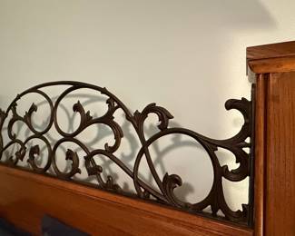 American Signature Wood and Metal Bed Frame