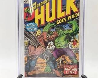 Graded hulk comic
