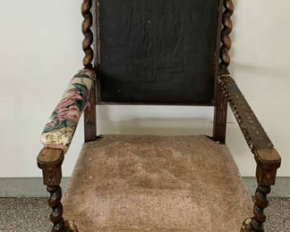 Lot 17: Antique English Baroque Project Chair