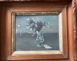 Karl Priebe painting 1945