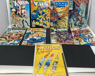 Marvel Comics Lot XMen, Fantastic Four SpiderMan Assortment