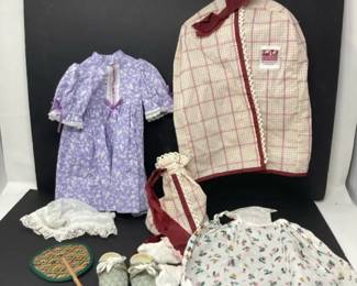 American Girl Doll Clothing Accessories Dress, Coat, Shoes Accessories Lot