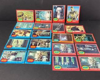 Vintage Star Wars Trading Cards Lot Original Trilogy Era