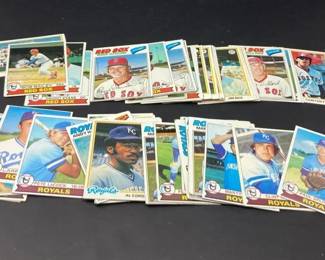Vintage MLB Baseball Cards Lot Boston Red Sox