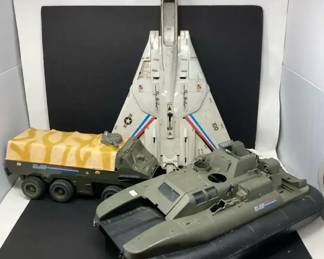 Lot Of 3 Vintage G.I. Joe Vehicles