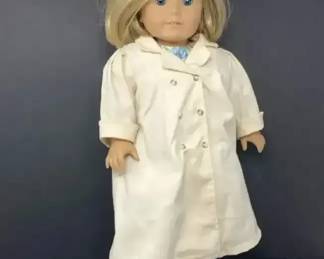 American Girl Doll with Clothing Accessories Blonde Hair, Blue Eyes