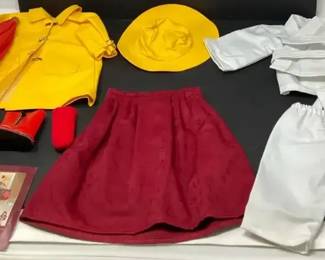 American Girl Doll Raincoat Karate Outfit Lot Accessories Booklet
