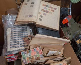 vintage stamp collection
