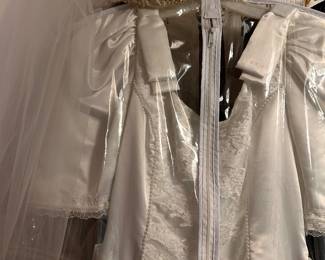 vintage wedding gown