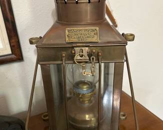 reproduction BRASS CARGO OIL LAMP
