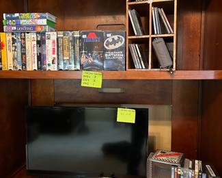 DVD, CD, VHS, CASSETTE TAPE