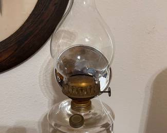 wall mounted, antique, brass holder, mercury lamp, hurricane lamp