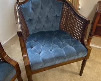 AND MATCHING BARREL CHAIR