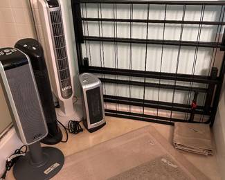 heaters,air purifiers, fans, twin cot base