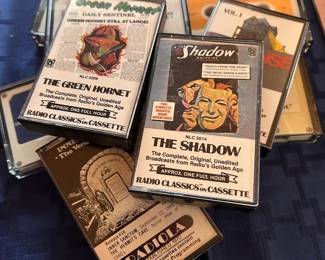 cassette taqpes of old radio broadcasts