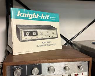Knight Kit 54-Watt All-Transistor Stereo Amplifier – KG-854