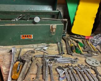 Park Green Metal Tool Box