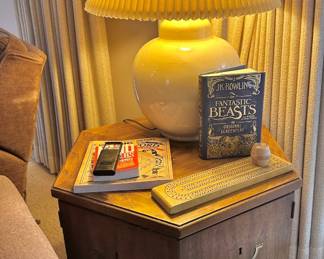 Drexel Mid Century Accolade Campaign Hexagonal End Table