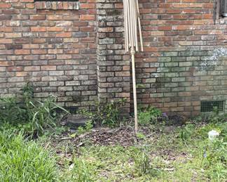 Wooden umbrella frame