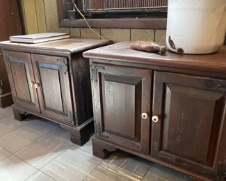 Pair side tables
