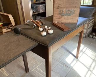 Vintage medical exam table