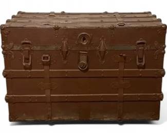 Dark Brown Wooden Chest