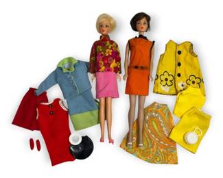 1967 Hair Fair Barbie Dolls w Clothing  Accessories